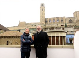Imatge de la notícia L’alcalde Larrosa referma l’aposta de la Paeria per la regeneració urbana al Centre Històric 