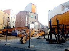 Imatge de la notícia La Paeria enderroca dos edificis al Centre Històric per avançar en la política d’habitatge al barri 