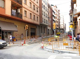 Canvi de sentit de circulació en el carrer Comtes d’Urgell 