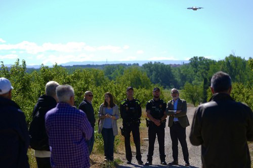 Imatge de la notícia Dos drons reforcen la seguretat a l’Horta de Lleida