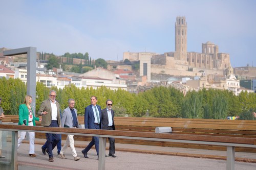 Imatge de la notícia El secretari d’estat, Hugo Morán, felicita Lleida pel projecte URBAN-NAT