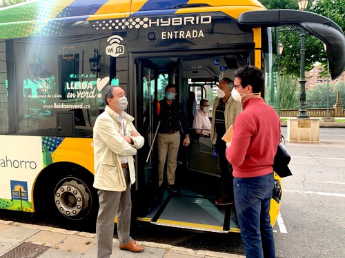 Imatge de la notícia Els autobusos de Lleida incorporen noves mesures de protecció sanitària enfront de la Covid-19 