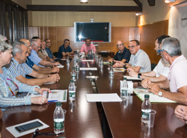 L’alcalde Miquel Pueyo es reuneix amb la comissió de l’Horta de la FAVLL