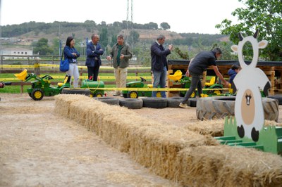 L’alcalde participa a l’Agro Sant Jordi a granja Pifarré