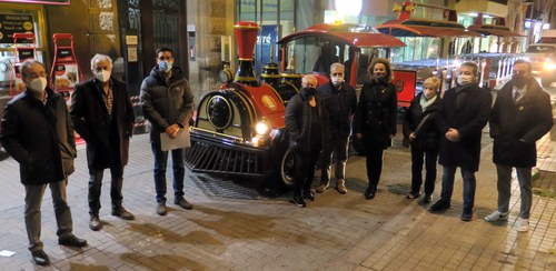 Imatge de la notícia La Paeria i Autobusos de Lleida presenten el Trenet de Nadal 