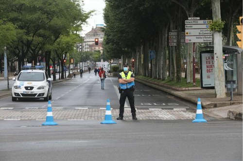 Imatge de la notícia La Paeria vianalitza diversos carrers de la ciutat aprofitant l’estat d’alarma 