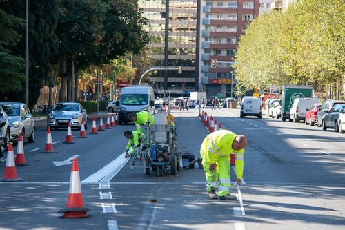 Imatge de la notícia Modificació de la senyalització a la Rambla d’Aragó i es reobre el carrer Bisbe Messeguer