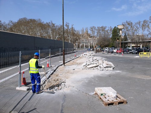 Imatge de la notícia Obres de reurbanització del tram final de l’avinguda d’Alacant i l‘accés a la Fira