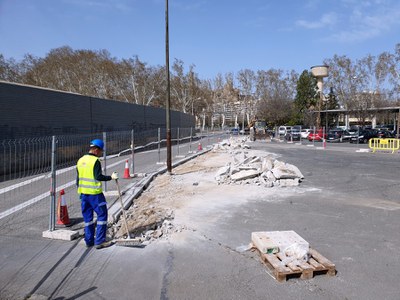 Obres de reurbanització del tram final de l’avinguda d’Alacant i l‘accés a la Fira