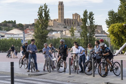 Imatge de la notícia Recorregut en bicicleta amb usuaris, regidors i tècnics municipals per a millorar la mobilitat a la ciutat 