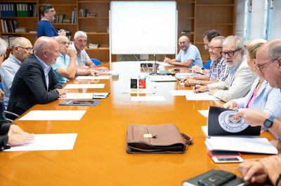 Reunió del conseller d’Acció Climàtica amb la Comunitat de Regants de Pinyana per formalitzar l’acord per a la modernització del canal