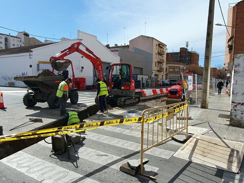 Imatge de la notícia Tasques de pavimentació aquest dilluns al carrer Jeroni Pujades