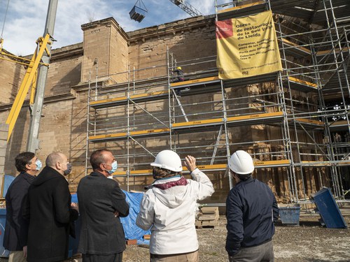Imatge de la notícia El Consorci de la Seu Vella aprova el pressupost del 2021 que contempla la restauració de les muralles del Baluard del Rei i fer-les visitables 
