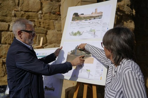 Imatge de la notícia La Paeria inicia els treballs per a la renaturalització i creació d’un refugi climàtic al Turó de la Seu Vella
