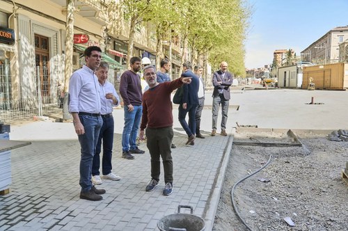 Imatge de la notícia Avancen a bon ritme les obres a la Rambla d'Aragó