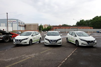 La Paeria incorpora tres nous vehicles elèctrics al seu parc mòbil 