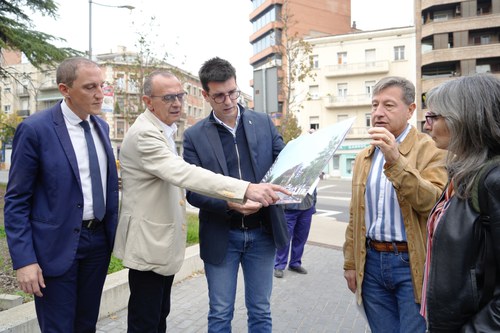 Imatge de la notícia La Paeria remodela l'avinguda Prat de la Riba per a guanyar espais per a vianants i implantar-hi carril bici 