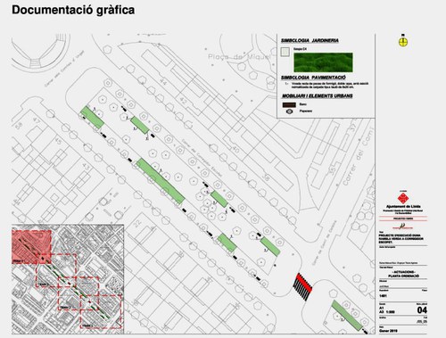Imatge de la notícia La Paeria reprendrà l’1 de juny les obres de la rambla verda de Corregidor Escofet 