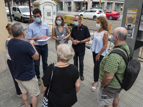 Imatge de la notícia Obres per millorar la seguretat viària al Clot, amb un nou pas de vianants a Príncep de Viana 