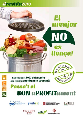 Imatge de la notícia Campanya de la Paeria contra el malbaratament alimentari