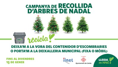 Campanya de recollida d’arbres de Nadal 