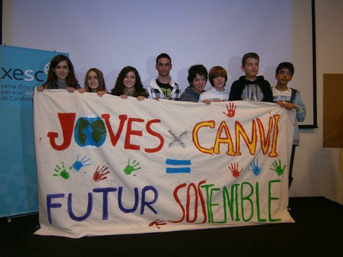 Imatge de la notícia Dos instituts de l'Agenda 21 Escolar de Lleida participen en la II Conferència Catalana "Tinguem cura del planeta”