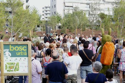 El primer bosc urbà de Lleida ja és una realitat