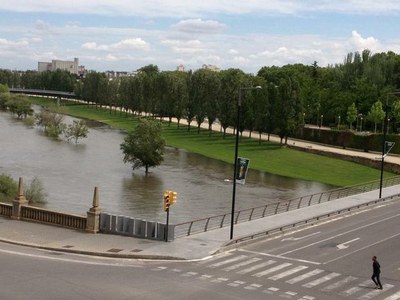 El riu Segre ha registrat durant el mes de maig un cabal mig d'aigua històric