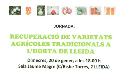 Jornada sobre varietats tradicionals a l'Horta de Lleida