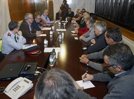 Imatge de la notícia L’alcalde de Lleida presideix una reunió amb Veïns de l’Horta, Mossos d’Esquadra i la Guàrdia Urbana sobre seguretat a l’Horta 