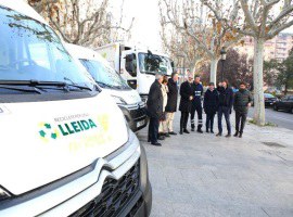Imatge de la notícia La “revolució verda” de Lleida avança amb els nous vehicles de neteja urbana i de recollida de residus