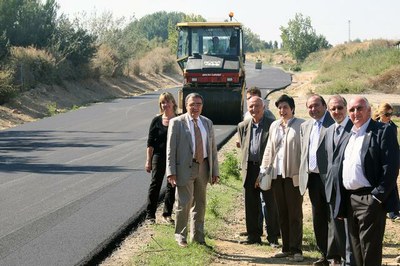 La Paeria asfalta quatre camins de l'Horta i en millora cinc més 