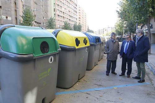 Imatge de la notícia La Paeria augmenta el nombre de contenidors de recollida selectiva