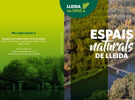 La Paeria edita un fulletó amb els espais naturals de Lleida 
