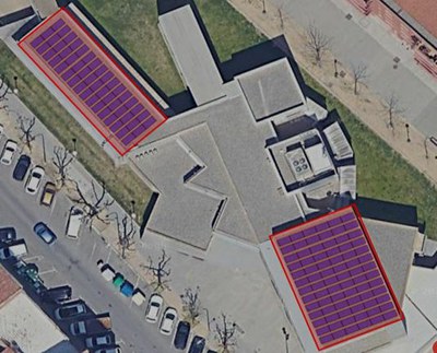 La Paeria projecta 100 panells d'energia fotovoltaica en la primera instal·lació d'autoproducció sobre un edifici municipal