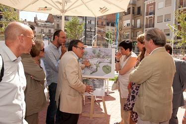 Imatge de la notícia Les obres de la plaça Ricard Viñes entren en la seva recta final
