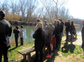 Primera visita temàtica d’enguany al parc de la Mitjana, una de les novetats de les Ecoactivitats 2019