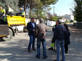 Treballs de reparació de camins de ferm asfàltic de l’Horta a les partides de Butsènit i Rufea 