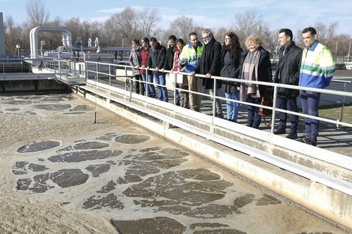 Imatge de la notícia Visita a l'Estació Depuradora d'Aigües Residuals de Lleida per conèixer el seu funcionament